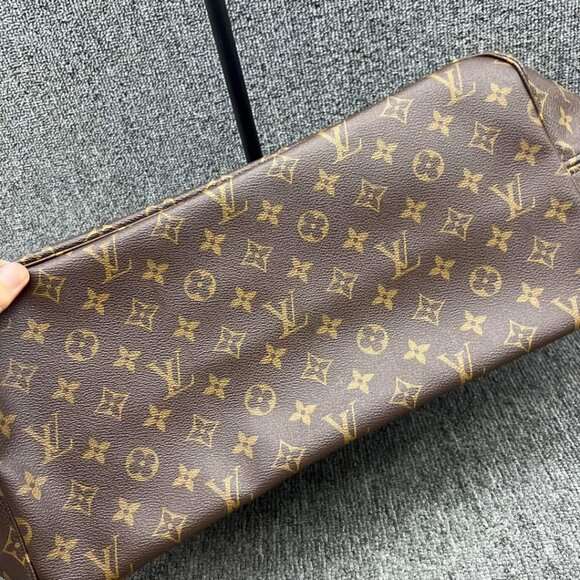 100% LOUIS VUITTON MONOGRAM NEVERFULL GM WITH POUCH TOTE BAG - Picture 10 of 16